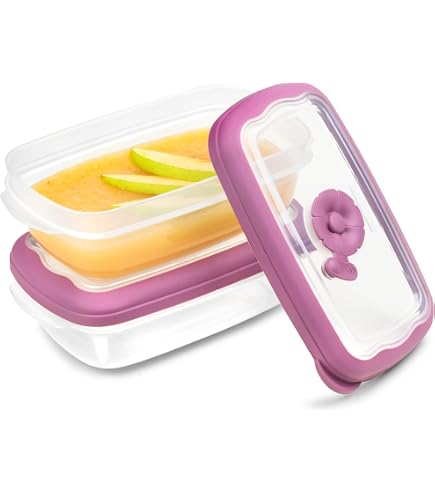 Superio Airtight Food Storage Container With Leakproof Lid - 13 Oz - Red