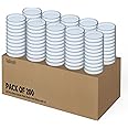 200 Packs Sterile Thick Plastic Petri Dishes with Lid, Vabiooth 60mm Dia x 15mm Deep Clear 3 Vents Petri Dish for Lab Science