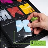 Vault X 9 Pocket Zip Trading Card Binder Exo-Tec Blue 360 Cards view 4