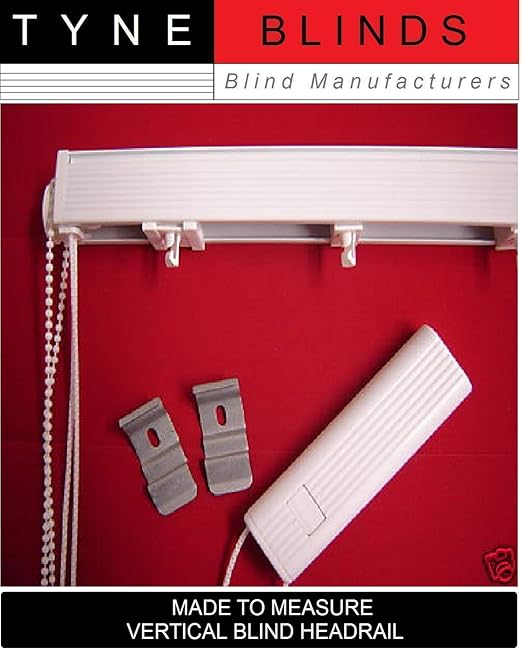 Made to measure Vertical blind Headrail / Track any size up to 72