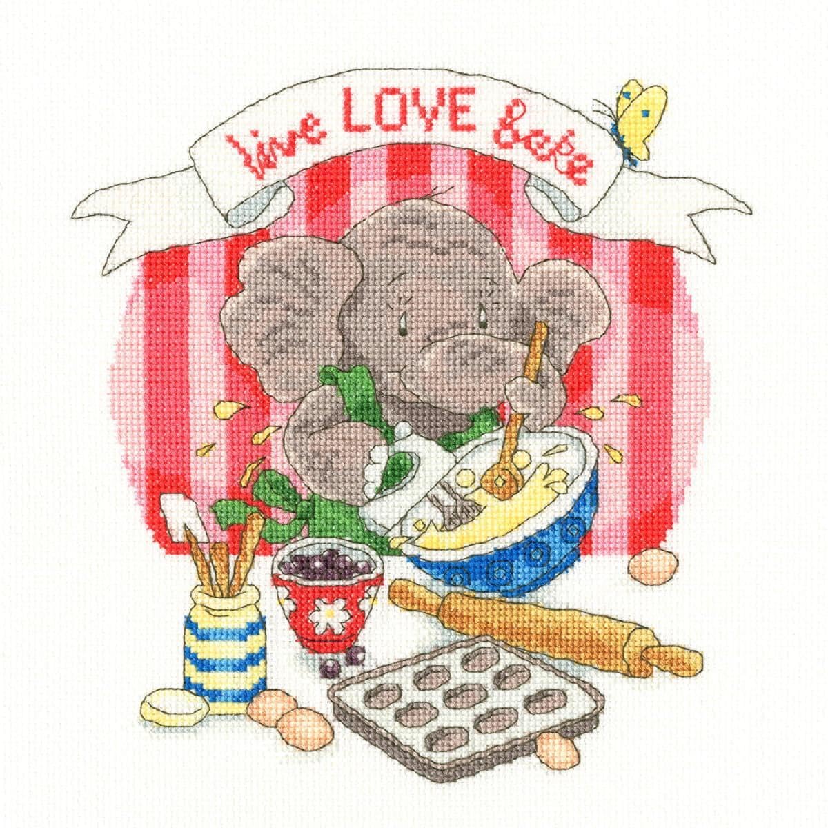 Bothy Threads Cross Stitch Kit - Jumbo Muffins