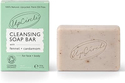 UpCircle Fennel + Cardamom Chai Soap Bar 100g Organic Vegan Cleanser