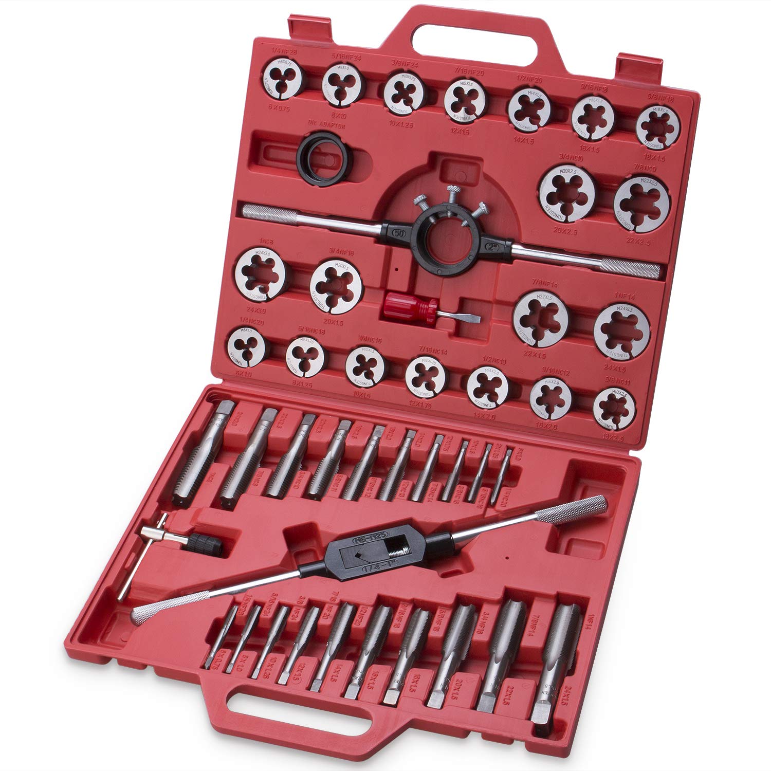45-Piece Premium Large Size Tap and Die Set