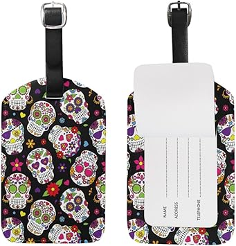 it luggage candy skull