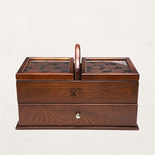 Caja costura madera | Los mejores ejemplares de cajas.