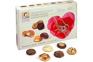 TABOOM Vicenzi Traditional Italian Cookies - Valentines Day Cookies - Delicious Cookie Variety Pack – Ideal Snack Box for Sweet Enthusiasts – Valentines Day Cookie - Individually Wrapped Cookies for More Freshnes