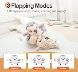 Migipaws Rechargeable Flapping Bird Cat Toy with USB Chargeable Sandpiper Chirp view 3