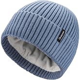 Ocatoma Beanie for Men Women Warm Winter Knit Cuffed Soft Ski Hats Unisex | Warm Beanie Winter Hat,One Size Fits Most,Gifts for Men Women