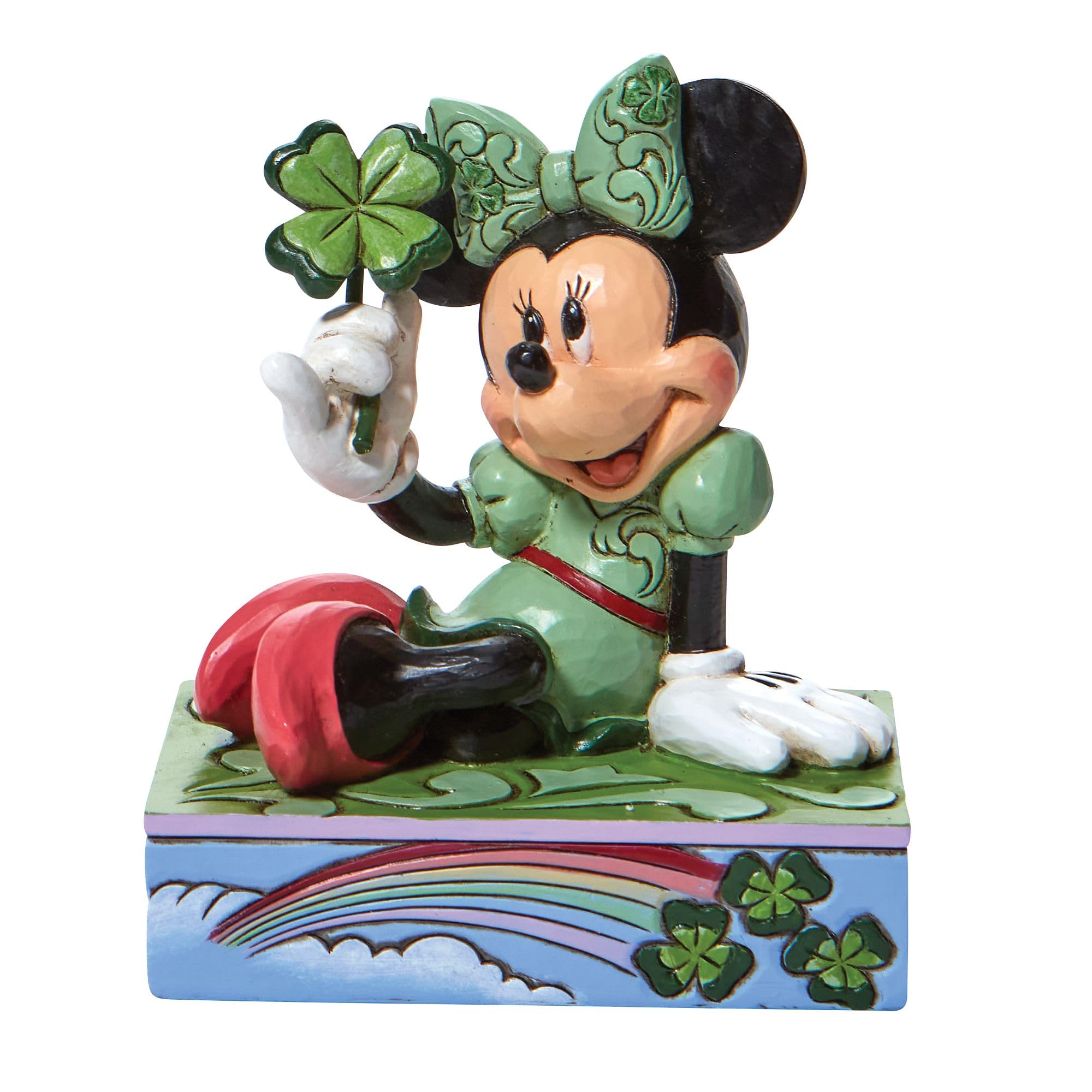 Disney Traditions Jim Shore St Patrick's Minnie Figurine Figurine