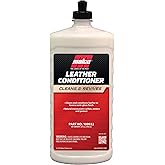 Malco Leather Conditioner for Cars - Cleans and Conditions Automotive Seats & Surfaces/Natural Moisturizers Soften, Restore and Protect Leather Interiors / 32 Oz (109932)