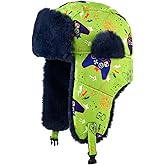 WAWSAM Winter Hats for Boy Girls Waterproof Warm Fleece Trapper Beanie Toddler Snow Hat for Ages 2–8