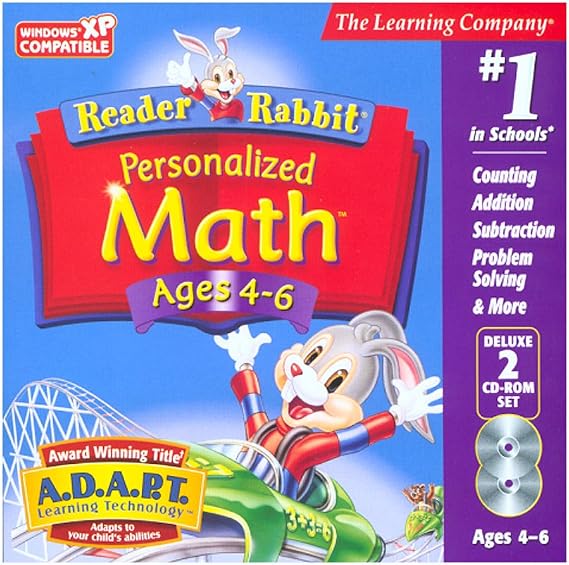 Amazon Reader Rabbit Personalized Math 4 6 Deluxe