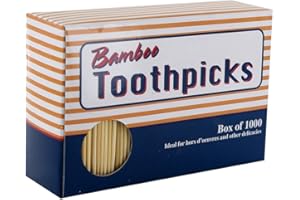Good Old Values Bamboo Toothpicks, Pack of 1000