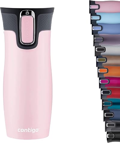 Contigo West Loop Autoseal Stainless Steel Travel Mug 470 ml Millennial Pink
