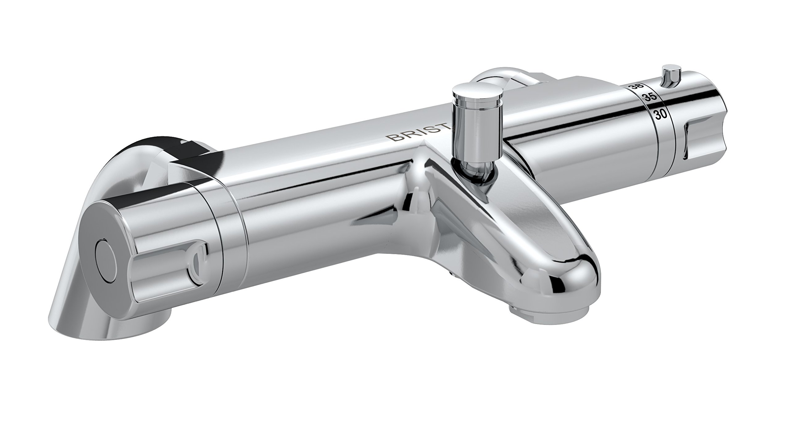 Bristan AS2 THBSM C Assure TMV2 Thermostatic Bath Shower Mixer, Chrome
