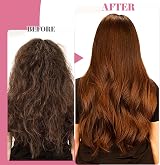 Sularpek Curly Hair Brush Boar Bristle Defining Styling Rose Red view 5