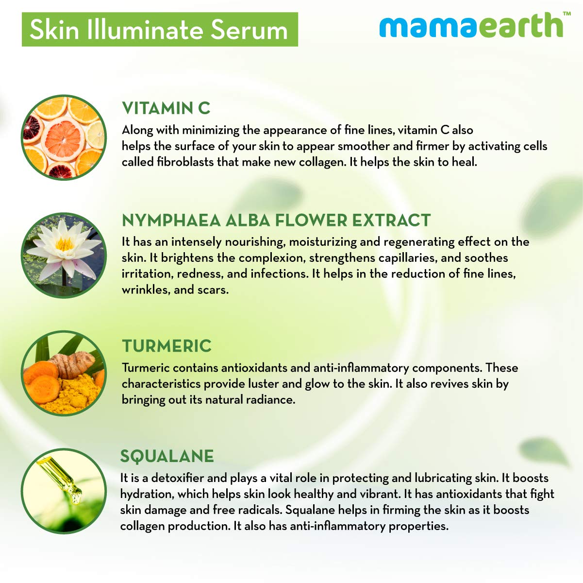 mamaearth face serum