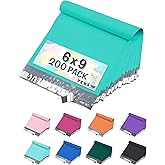 Yens Poly Mailers 6X9 200 Pack Teal,Strong Self Seal Adhesive Shipping Envelopes Waterproof for Shipping, Mailing, Packaging M1