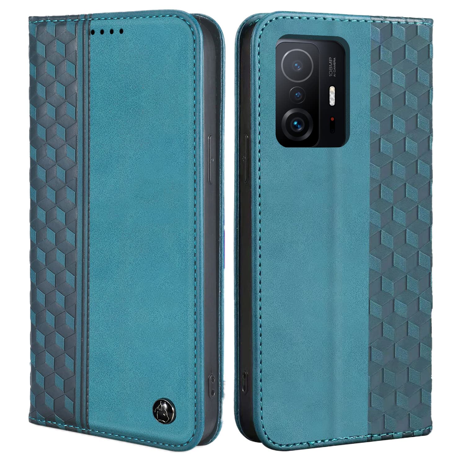 CXTcase for Xiaomi 11T / Xiaomi 11T Pro 5G Case,PU Leather Folio Cover Wallet Flip Case with Card Holder Slots Magnetic Closure,Shockproof Protective Phone Case for Xiaomi 11T Pro 5G,Green — image 1