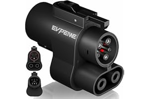 EVPEIWE NACS to CCS1 Adapter, NACS Supercharger to CCS Adapter to Charge CCS1 EV at V3 Supercharger, 500A 1000V Fast Charging EV Adapter for NACS DC Charger, NACS to CCS1 Adapter