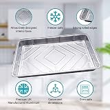 LATERN 30Pcs Aluminium Foil Baking Trays 31 x 21 x 5cm Disposable view 3