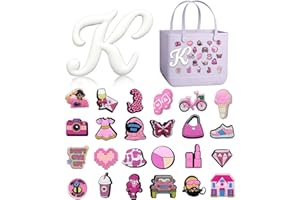 OVOEAGLET Bogg Bag Letter Charms，Alphabet Lettering Accessories Bogg Charms Compatible with Bogg Bag, Insert Decorative Letter Bag Charms for Bogg Bag