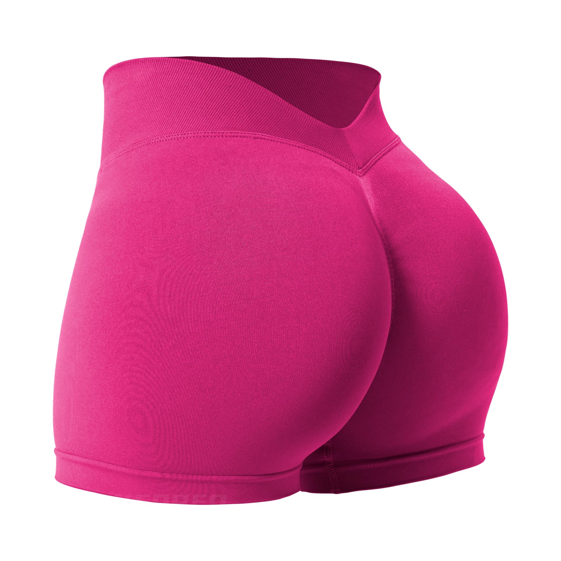 YEOREO Workout Scrunch Shorts Women V Back Gym Butt