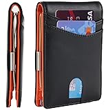 Mutural Minimalist Slim Wallet for Men, Premium