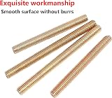Qrity M10 x 60mm Carbon Steel Full Threaded Rods Bar Studs Coloured Zinc 10Pcs view 4