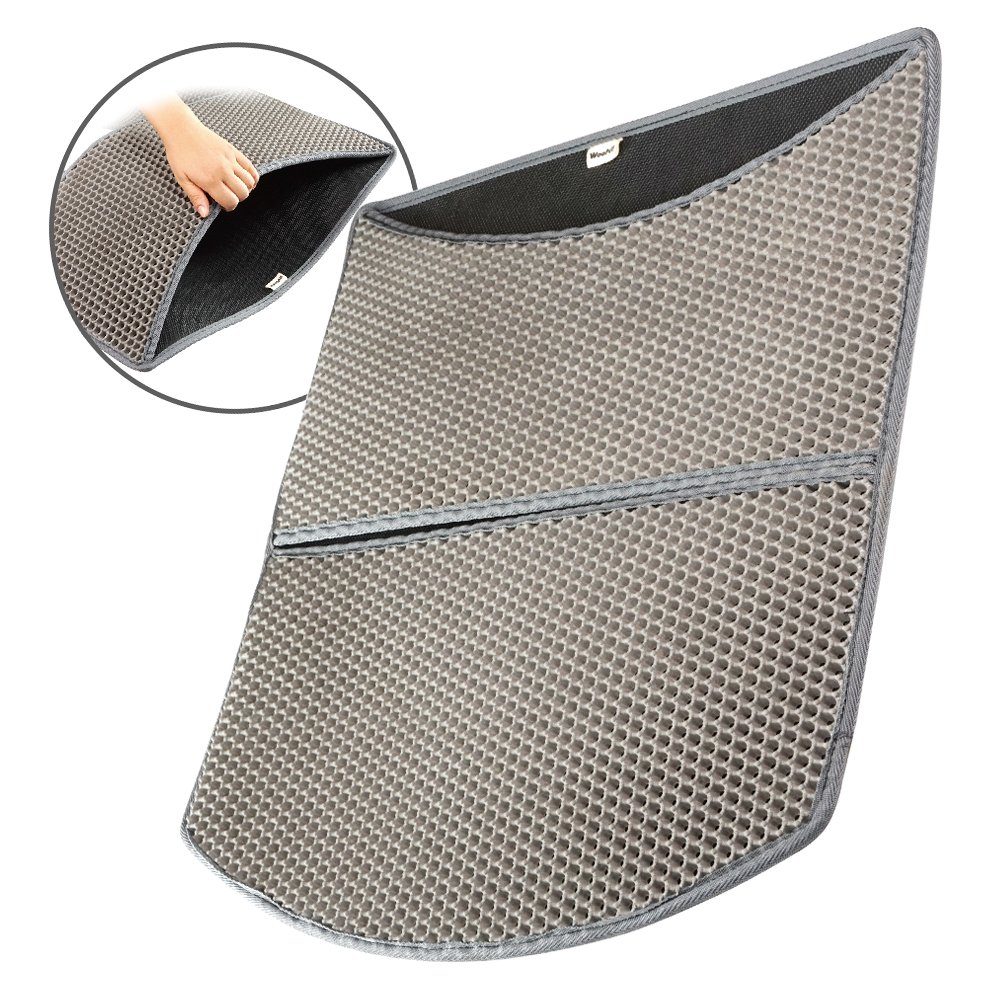 WooPet! Cat Litter Mat Large 24 x 22 Scatter Control Kitty Litter Mats
