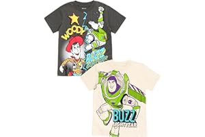 Disney Mickey Mouse Toy Story Winnie The Pooh Cars Lion Guard Moana Luca Firebuds 2 Pack T-Shirts Infant to Big Kid