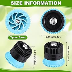 Honoson 16 Pcs Variable Arc Nozzle Radius High