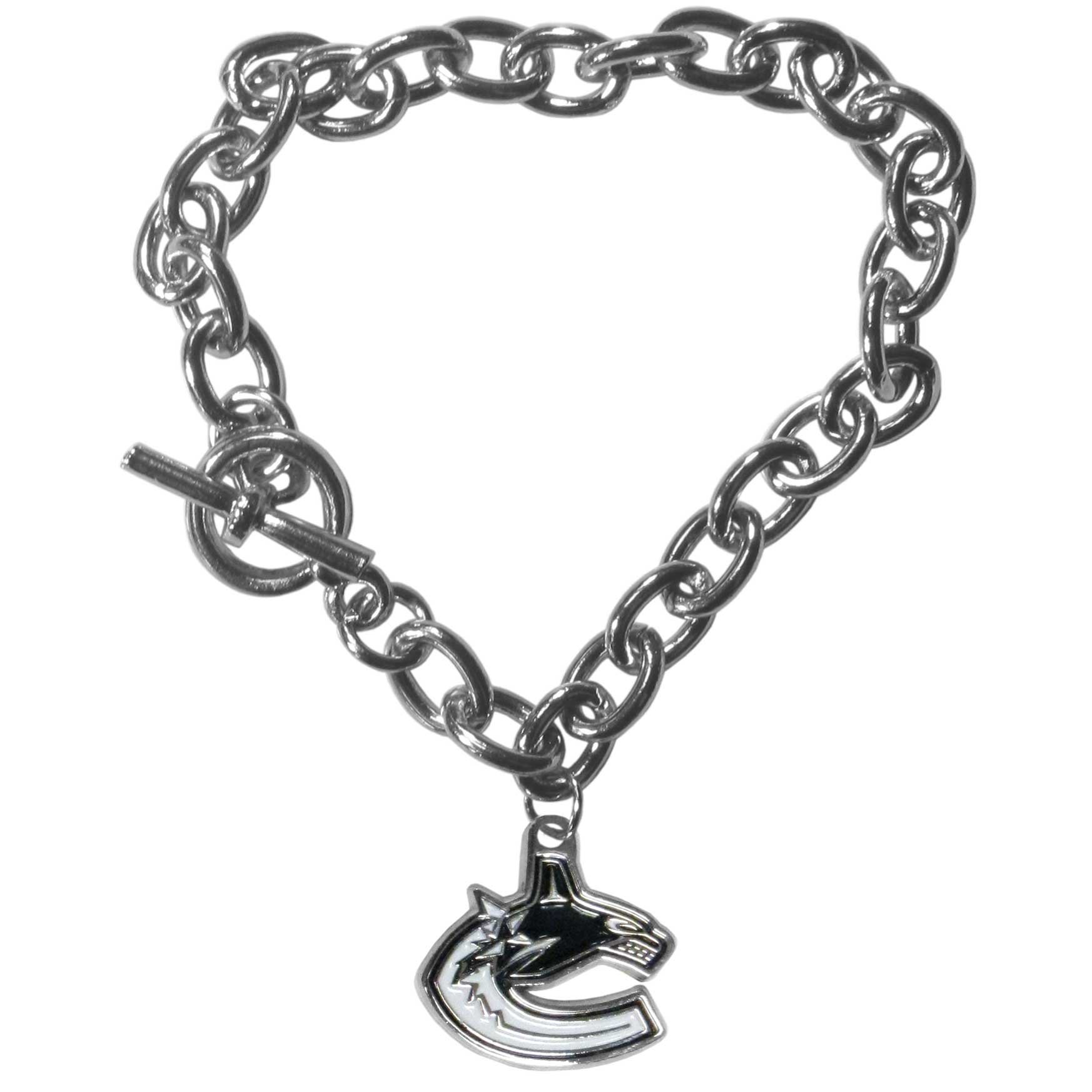 Siskiyou NHL Vancouver Canucks Charm Chain Bracelet