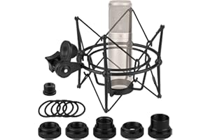 Geekria for Creators Microphone Shock Mount Compatible with Rode NT-USB, NT1-A, NT2-A, NT1000, NT2000, Procaster, Mic Anti-Vi