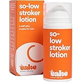 Hello Cake So-Low Stroker Lotion, 3.3 fl oz | Below the Belt Solo Cream for Men, Natural Moisturizing Ingredients: Coconut Oil, Avocado Oil, Aloe Vera