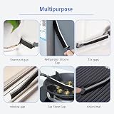 jiuhao Crevice Cleaning Brush 3Pcs Narrow Gap Bristle Scrubber 11cm Handle view 2