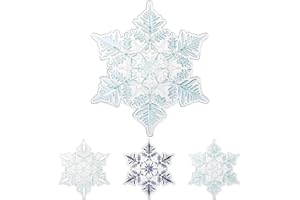 YEESOOM Snowboard Stomp Pad, Snowflake Stomp Pad Snowboarding Clear, 3D Snowboard Grip Stomp Pad with Strong Adsorption Force and Friction, Multi-Color Option