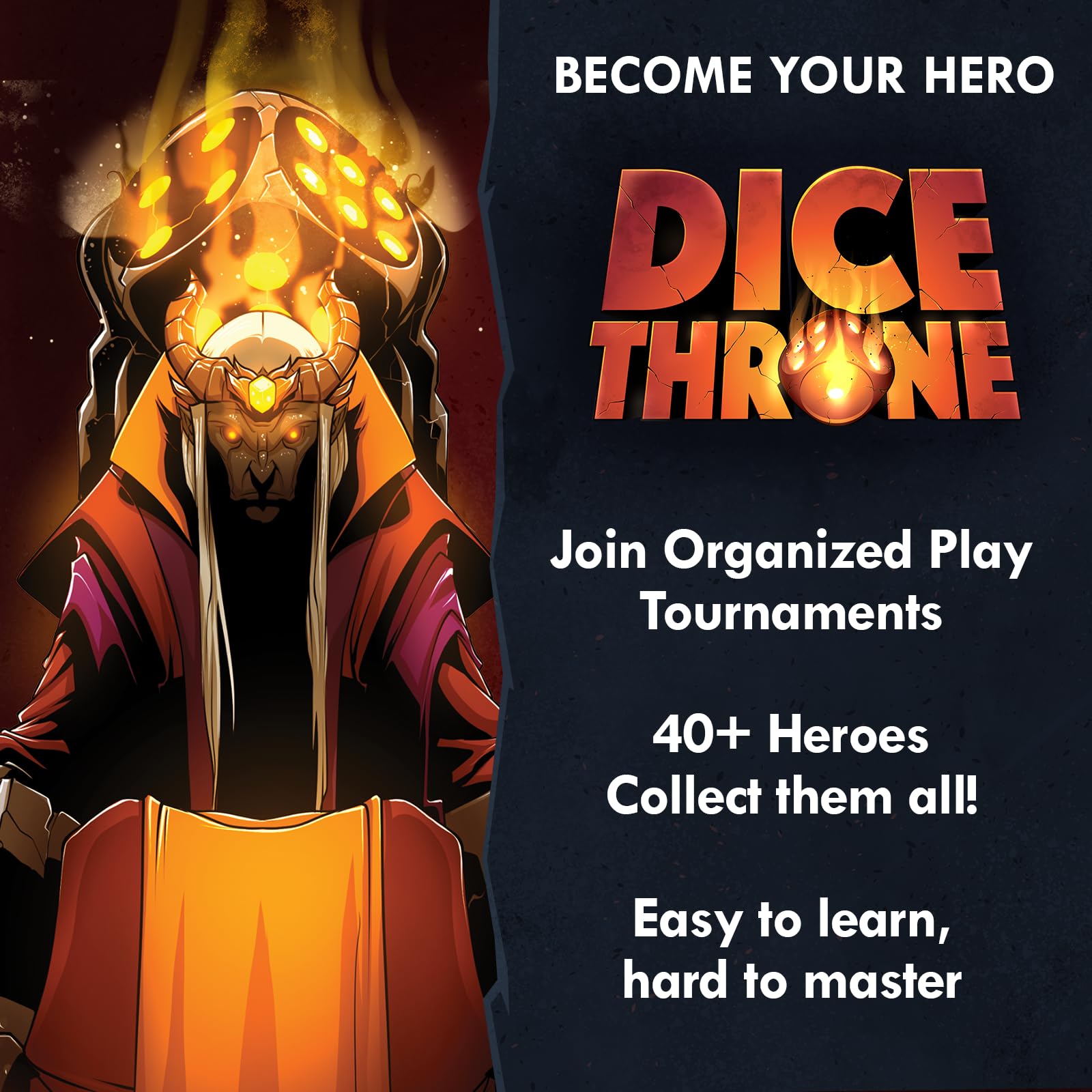 Dice Throne - Two Hero Box - Monk v Paladin - Fast Playing Collectible Tabletop Game