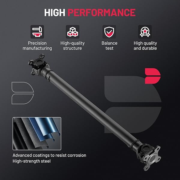 BDFHYK 26207526677 FRONT DRIVE SHAFT COMPLETE DRIVESHAFT ASSEMBLY COMPATIBLE WITH BMW 2004 2005 2006 2007 2008 2009 2010 X3 2.5L 3.0L L6