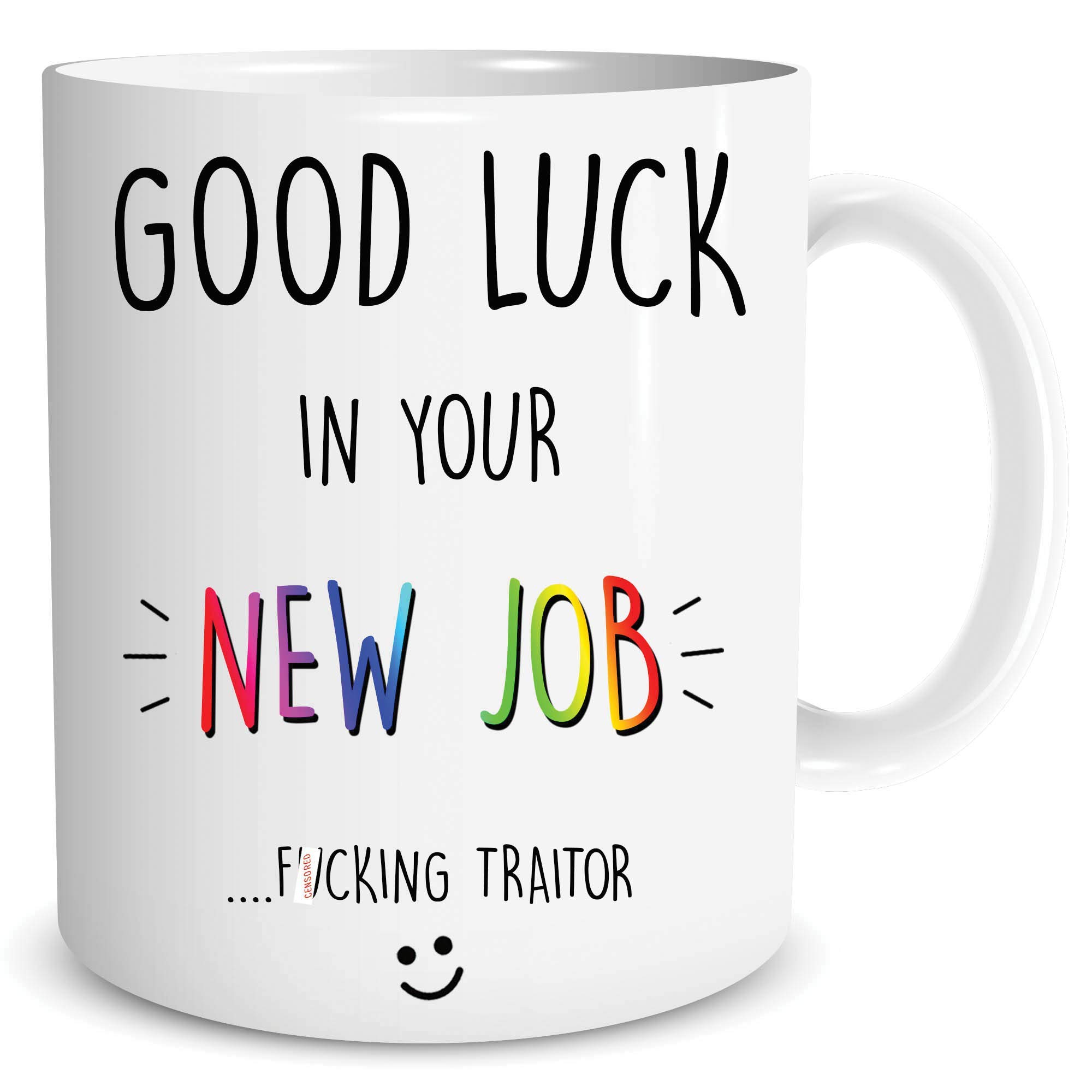 Novelty Funny Coffee Mug Colleague Leaving Gift Present Good Luck New Job Coworker Gift Funny Mug Work Office Banter Present Joke WSDMUG1397