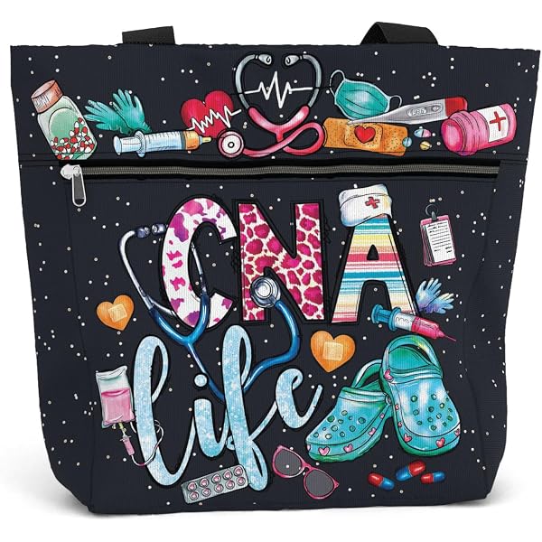 WZMPA CNA Zertifizierte Kosmetiktasche – Geschenk Für Pflegeassistenten & Absolventen (mit Reißverschluss)