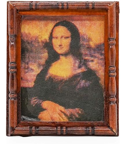 Dollhouse Miniature Victorian Portrait Paintings Set Of 4 In Gold Frames (1:12 Scale) - View #4