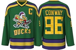 7TP Mens/Women/Youth Hockey Jersey Retro Movie-Inspired Top for Game Day and Casual Wear