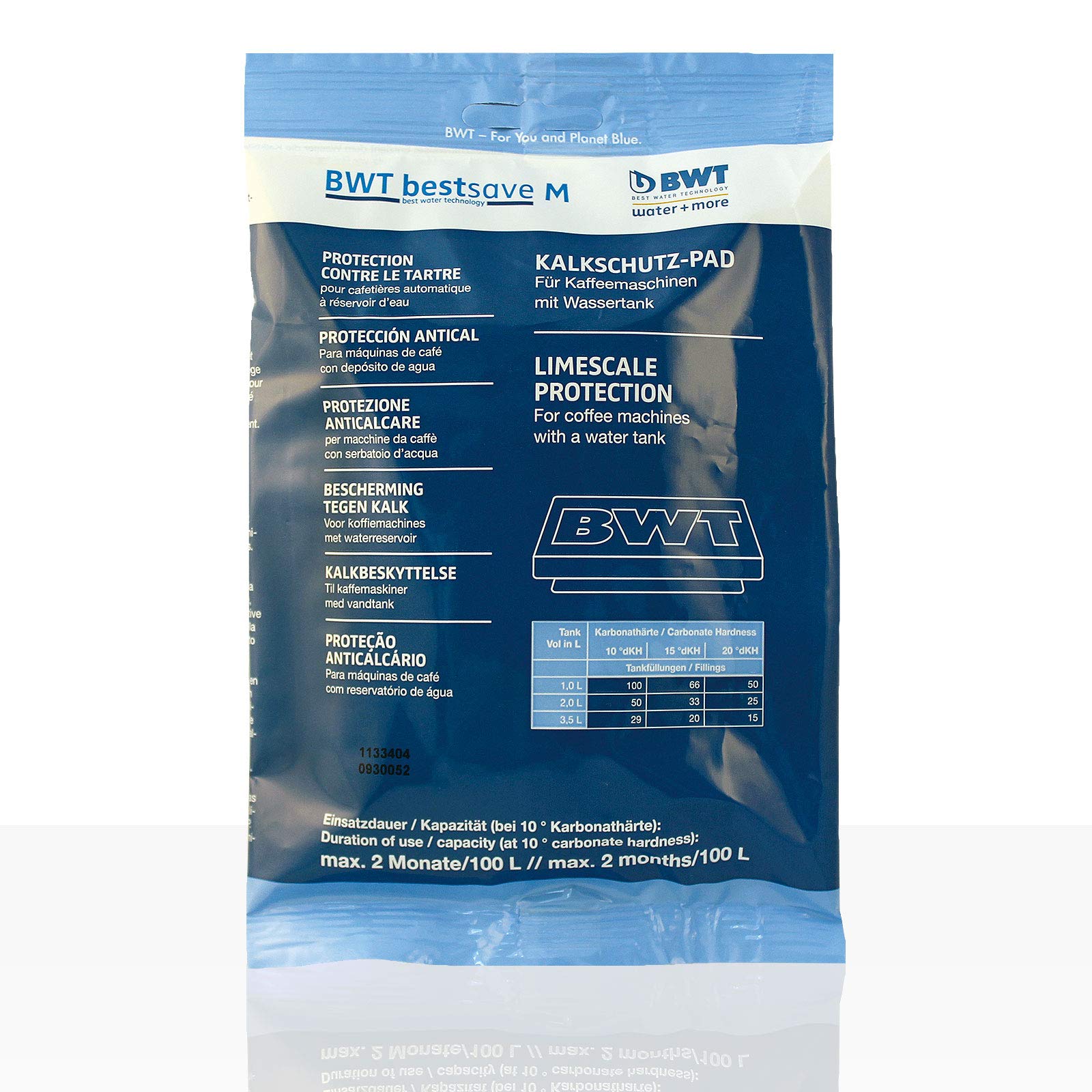 Photo 1 of BWT Bestsave M Limescale Protection Pad For Coffee Machine And Espresso Machine - Capacity Upto 2 Months or 100 liters