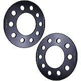 (2) Billet 1/4" Wheel Spacers | 5x4.75 Flat | fits Chevy Camaro Corvette S10 S15 Jimmy Blazer 5x120.7