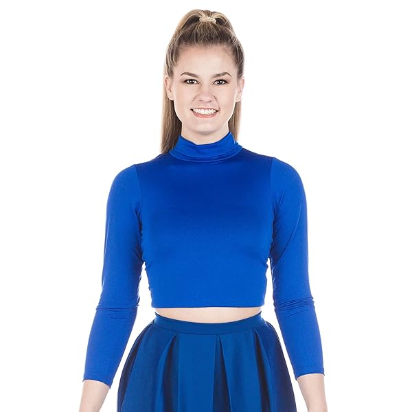 Danzcue Womens' Cheerleading Basic Bodyliner Top Sportswear Body Suits