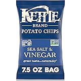 Kettle Brand Sea Salt and Vinegar Kettle Potato Chips, 7.5 Oz