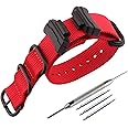 JETHENG Ballistic Nylon Watch Band for Casio Watch Models DW-5600/ DWE-5600/ GWM-5610/ GMW-B5000/ GM-B5600/ GW-5600/ DW-5305/ DW-D5500/ Watch Strap