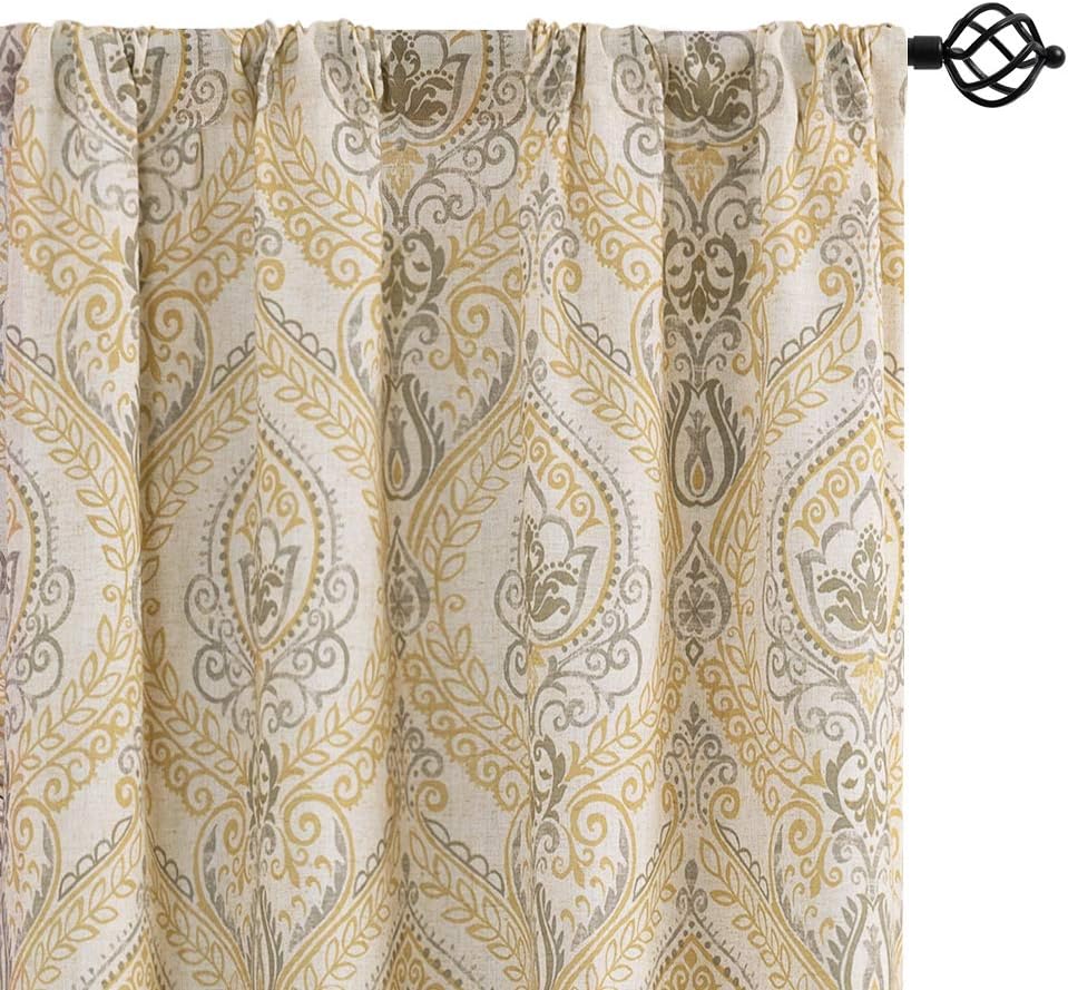 Best living room curtains light yellow