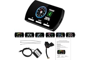 QAGEA Throttle Response Controller 9 Drive Modes Smart Electronic Racing Accelerator Compatible with Ford F150 F250 Raptor Fusion Focus Grand Mondeo Mustang Ranger Transit Mazda 5 6 BT-50 CX-9 (861-Upgrade)